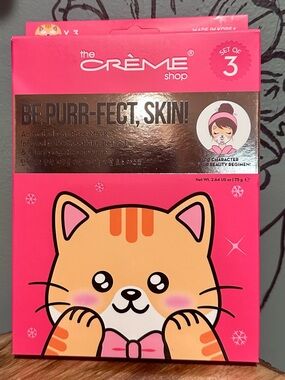 The Crème Shop: BEPURR-FECT, SKIN! Retinol Face Mask - Box of 3